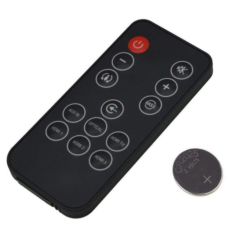 Motiexic Remote Control for JBL Cinema SB400 93040000860 SB4OO Soundbar Speaker System CINEMASB400 Controller with CR2025 Battery Inside - Image 1